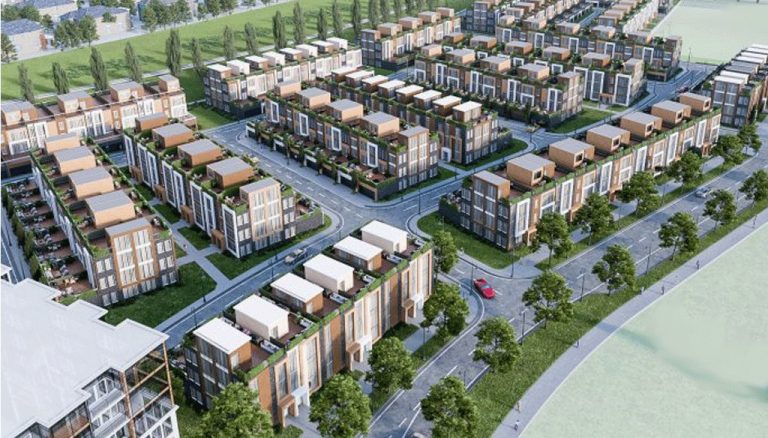 Aerial-View-of-Condos-and-Towns-at-9999-Markham-Road
