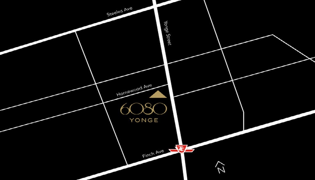 6080-Yonge-Condos-Map-View-of-Project-Location