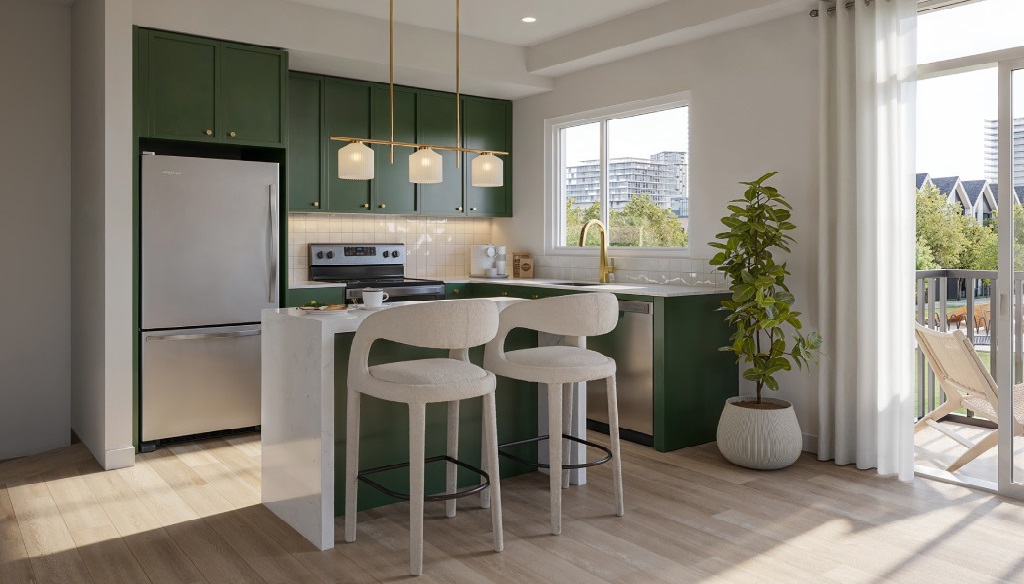 Aura-Towns-at-Lakeview-Village-Kitchen-with-Island-03