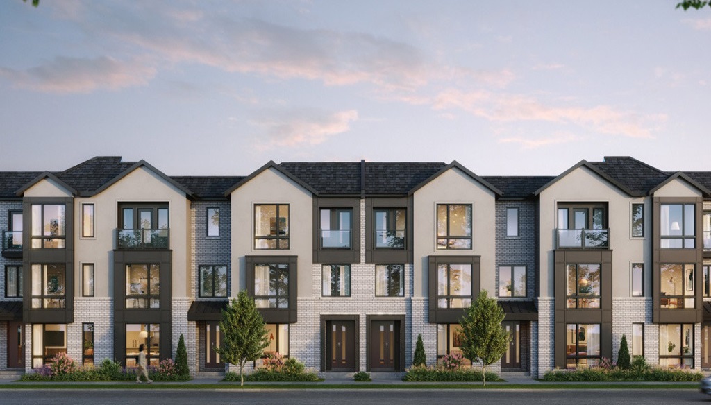 Unionglen-Homes-Exterior-Front-View-of-Townhome-Units-1